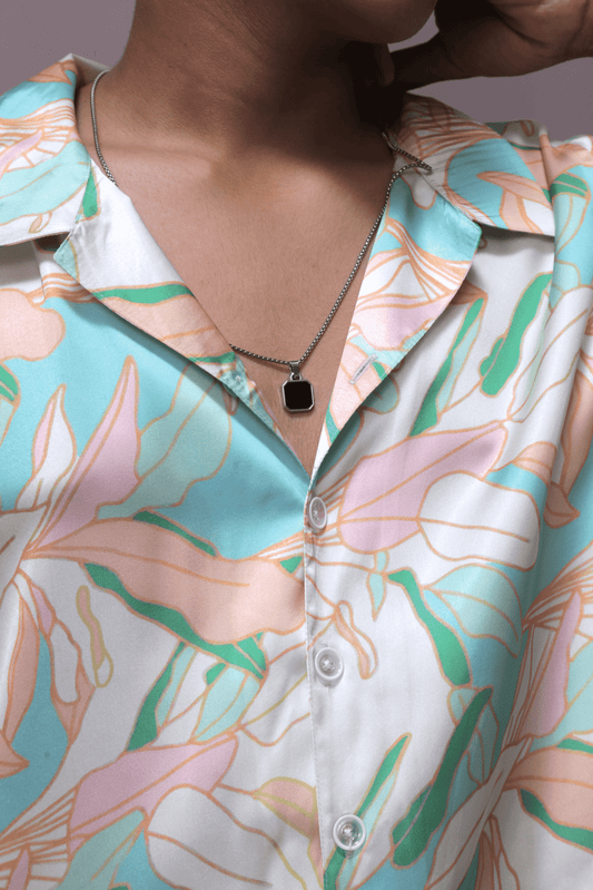 Grandiose Greenery Half Shirt